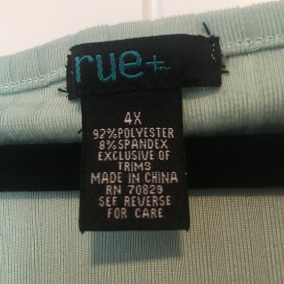 Rue 21 Plus size shirt, sz 4x - Picture 3 of 7